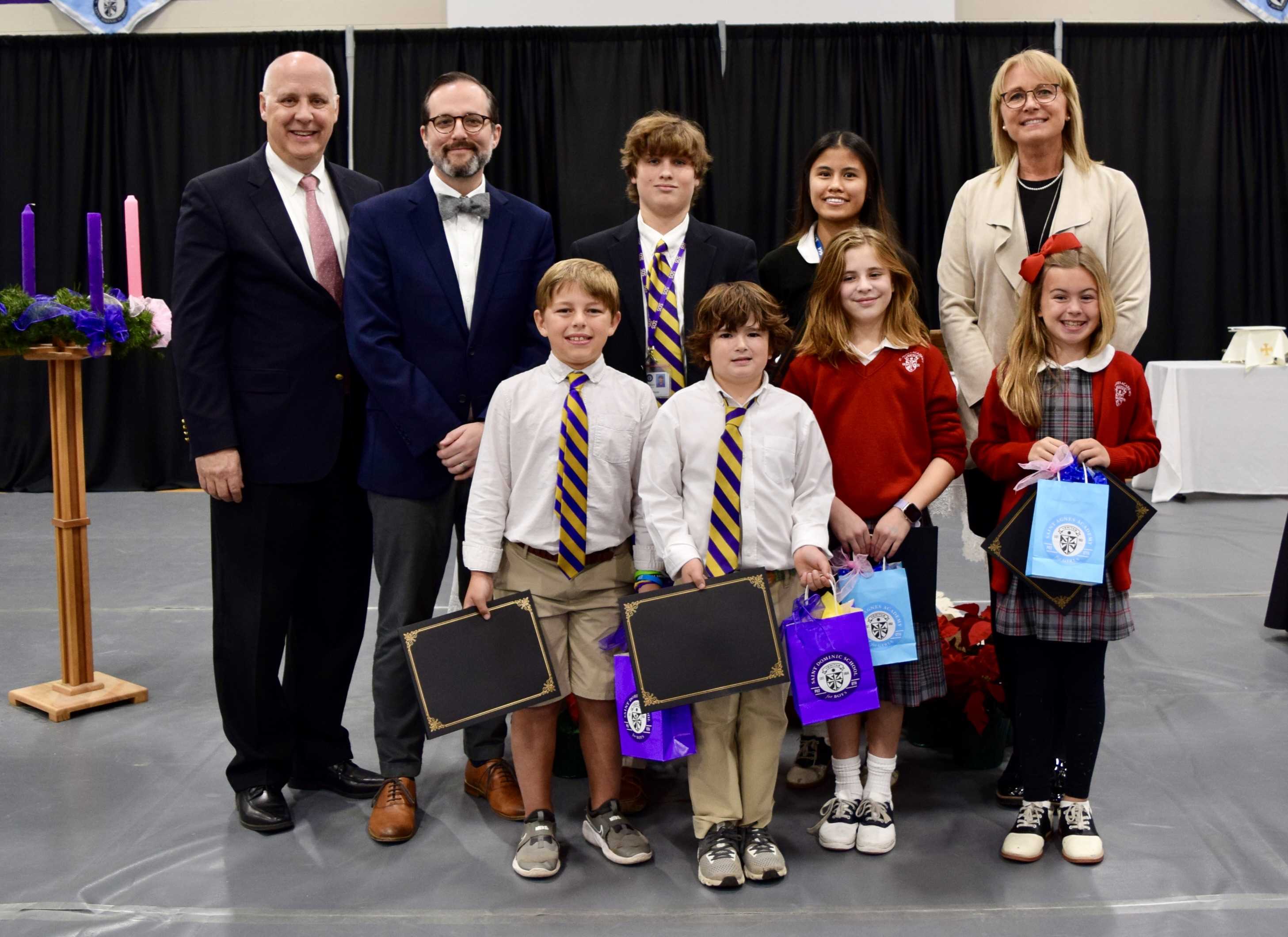 Lower School Dominican Torch Award Winners 