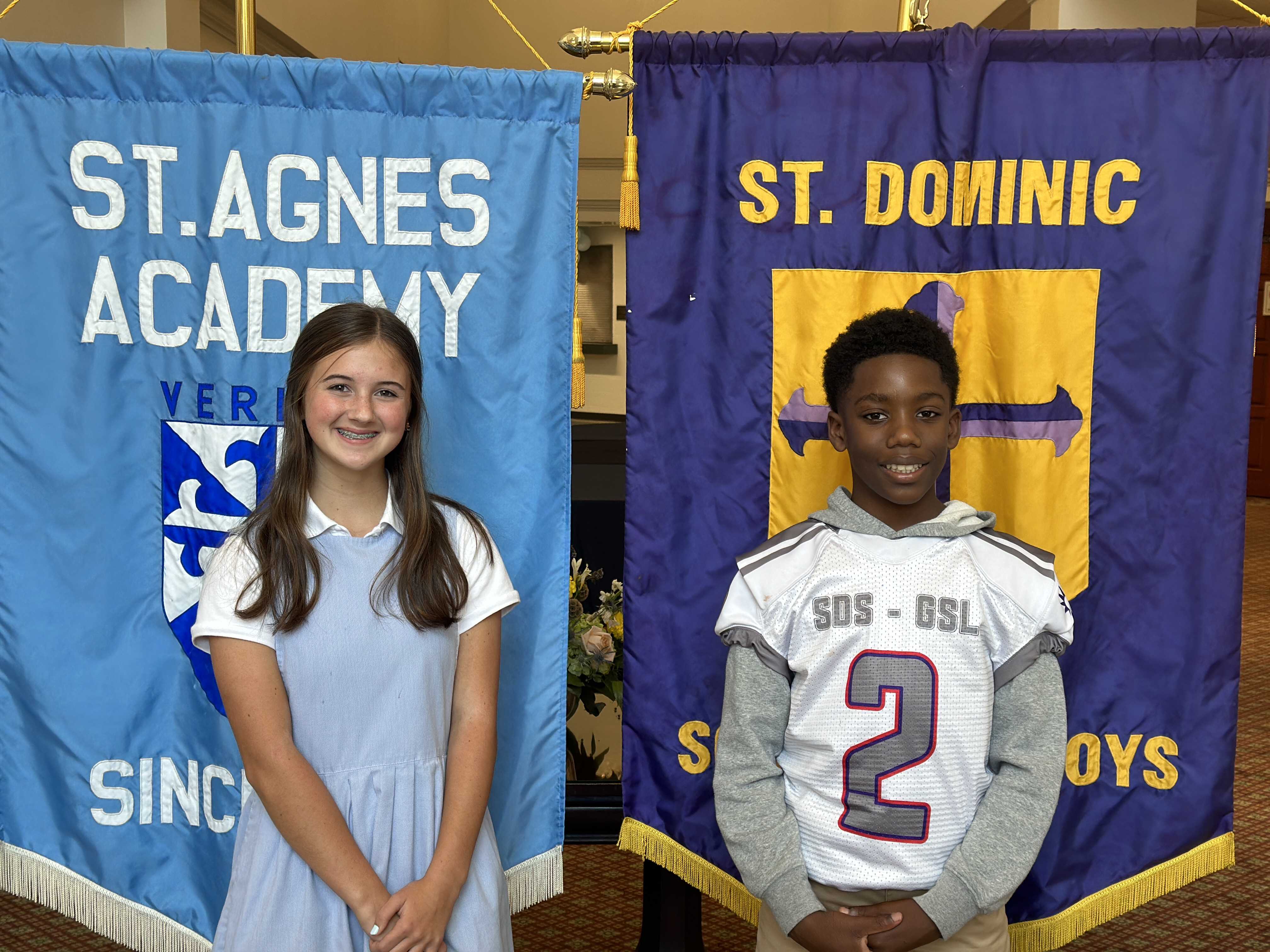 Meet the Lower School St. Agnes and St. Dominic SGA Presidents