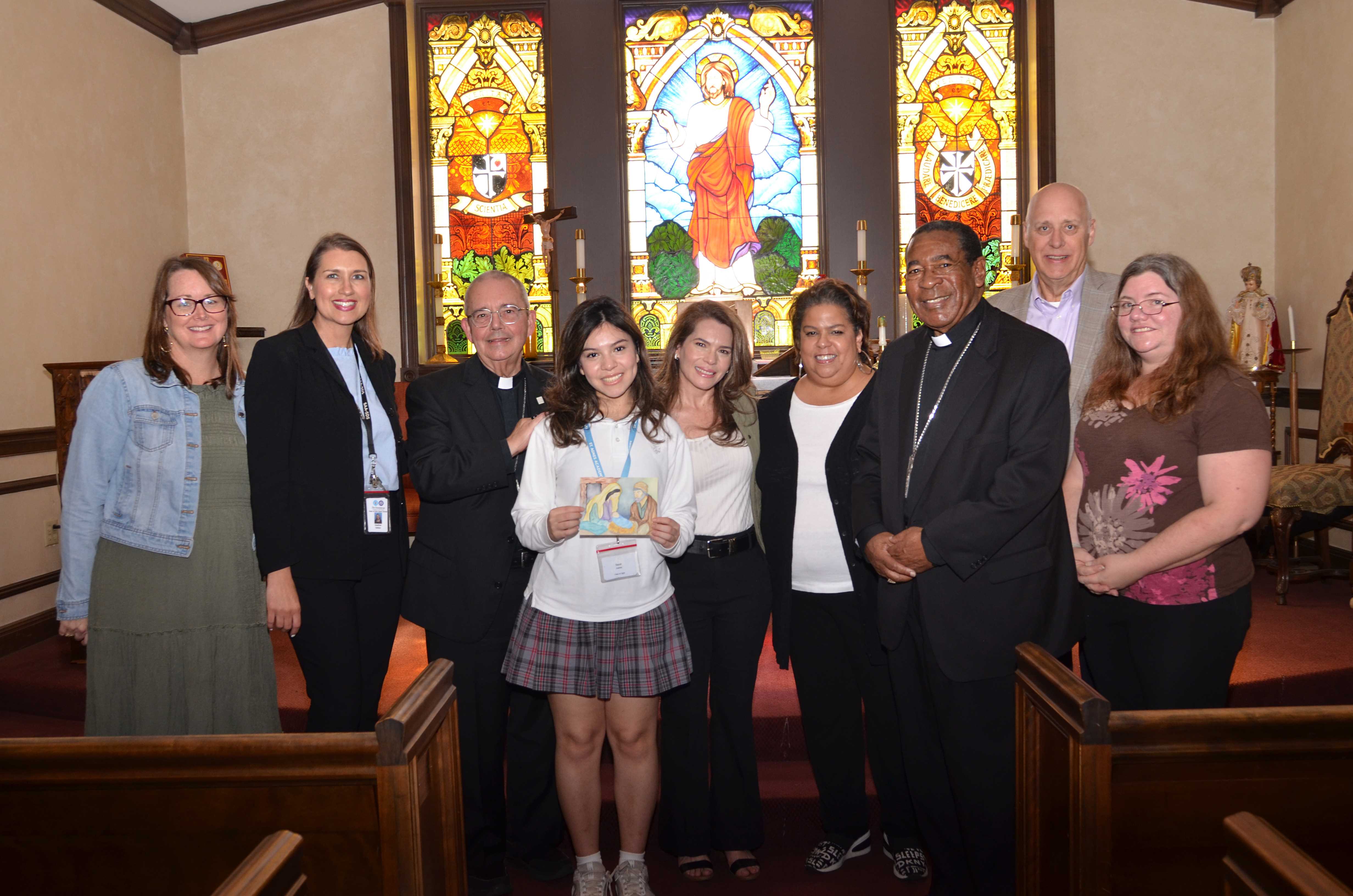 SAA Student Wins Diocesan Christmas Card Contest