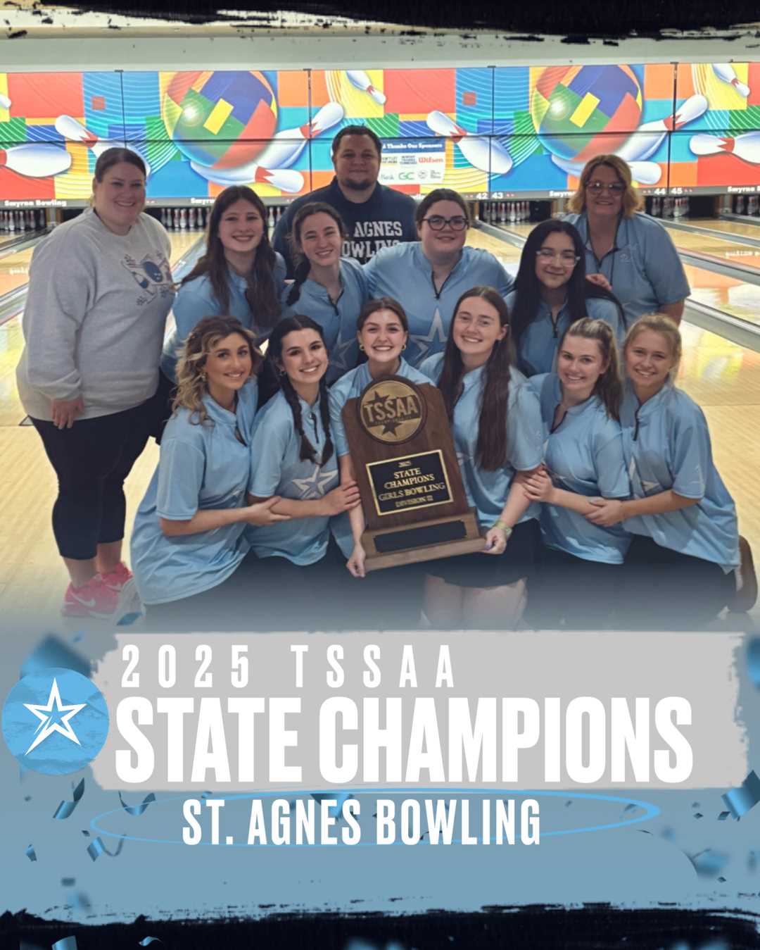 SAA Wins Bowling State Championship! 