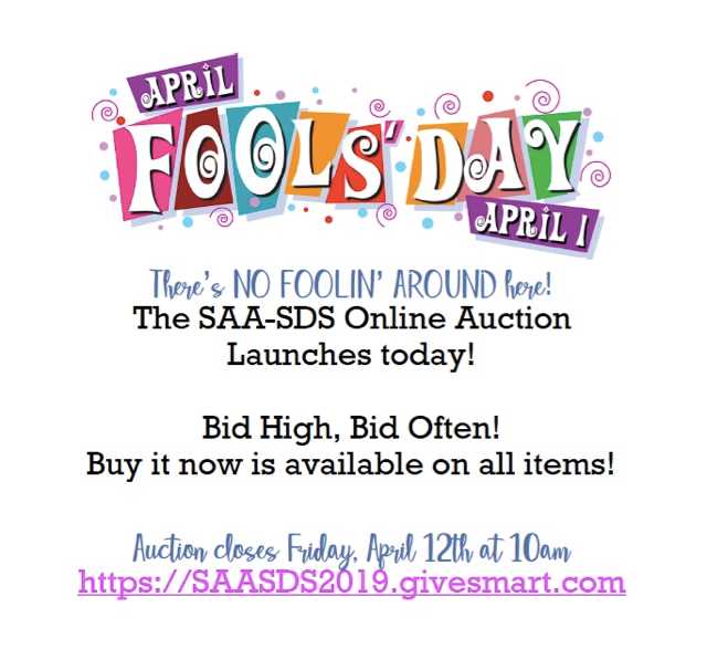 Start Your Bidding! Online Auction is Open 