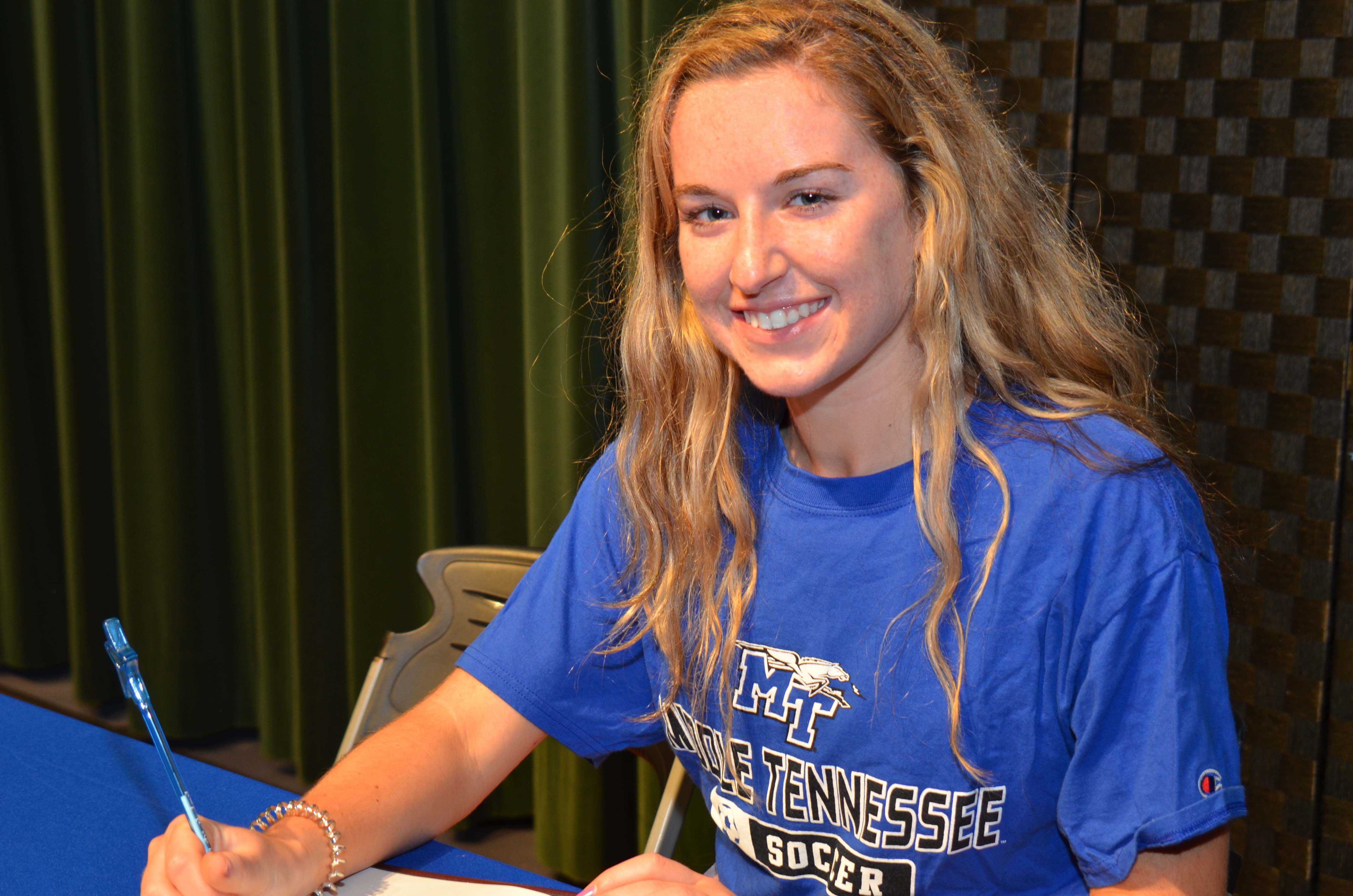 SAA Soccer Player Signs Letter of Intent to MTSU